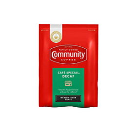Community Coffee Café スペシャル デカフェ、ミディアム ダーク ロースト 計量済みコーヒーパック、2.5 オンス バッグ (20 個パック) Community Coffee Café Special Decaf, Medium Dark Roast Pre-Measured Coffee Packs, 2.5 Ounce Bag