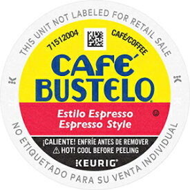 カフェ バステロ エスプレッソ スタイル ダーク ロースト コーヒー、キューリグ K カップ ポッド 128 個 Café Bustelo Espresso Style Dark Roast Coffee, 128 Keurig K-Cup Pods