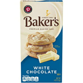 Baker's、プレミアム ホワイト チョコレート ベーキング バー (4 オンス ボックス) Baker's, Premium White Chocolate Baking Bar (4 oz Box)