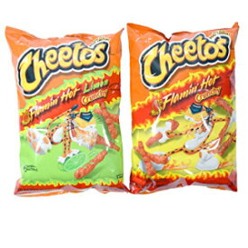 Cheetos Party Bundle: Flamin Hot Crunchy Flamin Hot Crunchy Limon 8.5 oz Bag Set