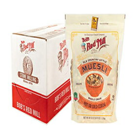 Bob's Red Mill オールド カントリー スタイル ミューズリー シリアル、40 オンス (4 個パック) Bob's Red Mill Old Country Style Muesli Cereal, 40-ounce (Pack of 4)
