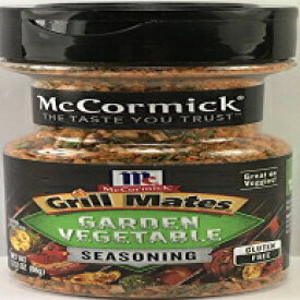 マコーミック グリルメイツ ガーデン野菜調味料、3.12 オンス (3 個パック) McCormick Grill Mates Garden Vegetable Seasoning, 3.12 oz (Pack of 3)