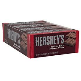 HERSHEY'S SPECIAL ダークマイルドスイートチョコレートキャンディ、ホリデーキャンディ、1.45 オンスバー (36 個) HERSHEY'S SPECIAL DARK Mildly Sweet Chocolate Candy, Holiday Candy, 1.45 oz Bars (36 Ct.)