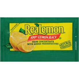REALEMON シングルサーブレモンジュース、4 gr. (200枚入り) REALEMON Single Serve Lemon Juice, 4 gr. (Pack of 200)