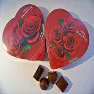 ハート型の箱に入ったエルマーチョコレート（2パック） Elmer Chocolate in Heart Shaped Boxes (Pack of 2)