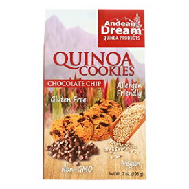 アンデス ドリーム キヌア チョコレート チップ クッキー、7 オンス -- ケースあたり 6 個。6 Andean Dream Quinoa Chocolate Chip Cookies, 7 Ounce -- 6 per case.6