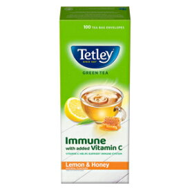 Tetley 1 Green Tea, Lemon And Honey, 100 Tea Bags