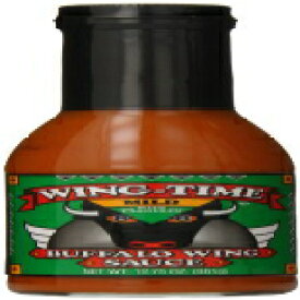 Wing Time Buffalo Wing Sauce, Garlic, 13 Ounce