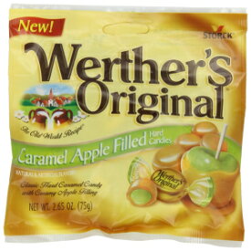 Werther's オリジナル キャラメル、リンゴ入り、2.65 オンス (12 個パック) Werther's Original Caramel, Apple Filled, 2.65-Ounce (Pack of 12)