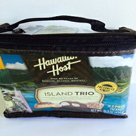 ハワイアン ホスト アイランド トリオ ギフトパック 18 個入りチョコレートとマカダミア Hawaiian Host Island Trio Gift Pack 18 Count Chocolate and Macadamia
