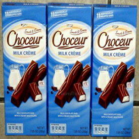 Choceur ドイツ製ミルクチョコレート「ミルククリーム」バー、7.05オンス (3パック) Choceur Milk Chocolate "Milk Creme" Bars Made in Germany, 7.05 Ounce (3 Pack)