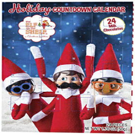 エルフ・オブ・ザ・シェルフ 2021 ミルクチョコレート クリスマス アドベント カウントダウン カレンダー、1.76 オンス Elf of the Shelf 2021 Milk Chocolate Christmas Advent Countdown Calendar, 1.76 oz