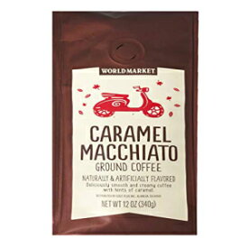 World Market Ground Coffee World Market Limited Edition Naturally Flavored Ground Coffee 12oz, 1 Pack (Caramel Macchiato)