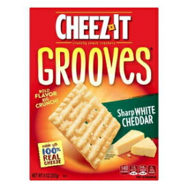 Sunshine Cheez-it, Grooves, Crispy Cracker Chips (Pack of 2)