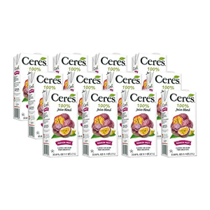 Ceres 100% All Natural Pure Fruit Juice Blend Passion - Gluten Free Rich in Cholesterol 12 33.8 of 8周年記念イベントが Vitamin Sugar Added OZ 2022正規激安 or Pack C FL No Preservatives