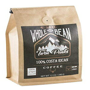 cCs[NXR[q[RX^Jz[r[R[q[A12IXobO Twin Peaks Coffee Costa Rican Whole Bean Coffee, 12 Ounce Bag