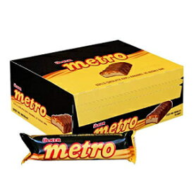 ウルカー メトロ ロット 24 ミルクチョコレートで覆われたキャラメルとヌガーバー Ulker Metro Lot of 24 Milk chocolate covered caramel and nougat bar