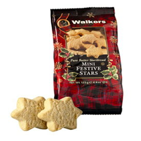 ウォーカーズ お祝いの形のクッキー詰め合わせ、4.4オンス WALKERS Assorted Festive Shapes Cookies, 4.4 OZ