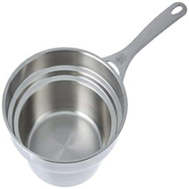 Le Creuset Stainless Steel Double Boiler Insert For 2 And 3 quart Saucepans, 2.2 qt.