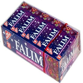 Falim Plain Gum-フォレストフルーツ味-20 * 5 = 100個 Falim Plain Gum - Forrest Fruits Flavoured- 20 5 = 100 Pieces