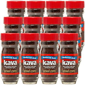カバ酸中和インスタントコーヒー、4オンス（12個パック） Kava Acid Neutralized Instant Coffee, 4 Ounce (Pack of 12)