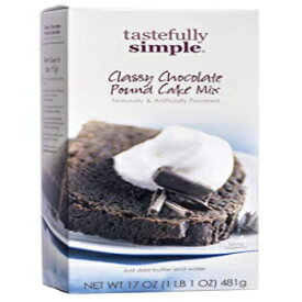 Tastefully Simple Classy Chocolate Pound Cake Mix, 17 Ounce
