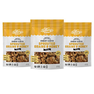 Bakery On 人気ブランド多数対象 好きに Main USDA Organic Whole Grain Granola + Sprouted Ancient Honey 11oz of Grains Gluten-Free 3 Non - GMO Pack