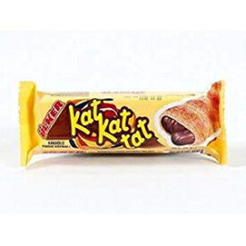 ウルケルキャットキャットタットパフペストリー、ヘーゼルナッツ風味のココアクリームフィリング28 Gr（24パック） Ulker Kat Kat Tat Puff Pastry With Hazelnut Flavoured Cocoa Cream Filling 28 Gr (24 Pack )