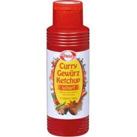 ヘラ カレー ゲヴュルツ ケチャップ シャーフ ドイツ産 ホット ヘラ ヴルツン 300ml Hela Curry Gewurz Ketchup Scharf Hot Hela Wurzung from Germany 300 ml