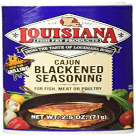 Louisiana Cajun Blackened Seasoning（2.5オンスシェーカー）2パック Louisiana Cajun Blackened Seasoning (2.5 oz Shakers) 2 Pack