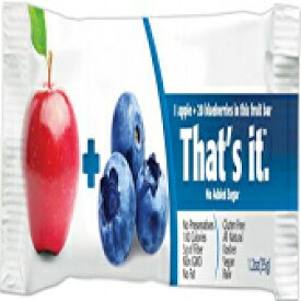 That's It フルーツバー アップル＆ブルーベリー 24本入（2ケース） That's It Fruit Bars, Apple and Blueberry, Pack of 24 (2 Cases)