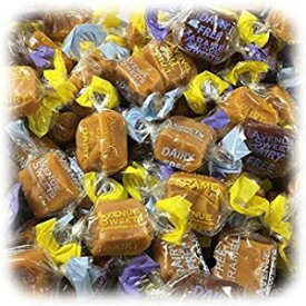 1 Pound (Pack of 1), AvenueSweets - Handcrafted Dairy Free Vegan Individually Wrapped Soft Caramels - 1 lb Box - Assorted Flavors