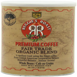 レジーのローストオーガニック フェアトレードホールビーンコーヒー 12オンス缶 3パック Reggie's Roast Organic Fair Trade 12-Ounce 店 Pack 3 Cans Bean 優先配送 Whole Coffee of