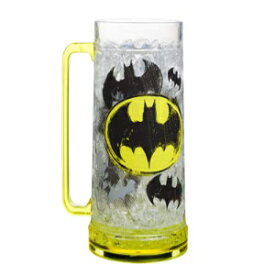 Silver Buffalo DC Comics Batman Logos Freeze Gel Mug Drinking Stein, 16 Oz