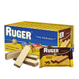 Ruger Wafers オーストリアン ウエハース、チョコレート、2.125 オンス (12 個パック) Ruger Wafers Austrian Wafers, Chocolate, 2.125 Ounce (Pack of 12)