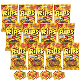 リップレインボーバイトサイズシュガーキャンディー、4オンス-1ケースあたり12。 Foreign Candy Company Rips Rainbow Bite Size Sugar Candy, 4 Ounce -- 12 per case.