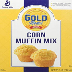 ゴールド メダル コーン マフィン ミックス、5 ポンド ボックス (6 個パック) Gold Medal Corn Muffin Mix, 5 Lb Box (Pack of 6)