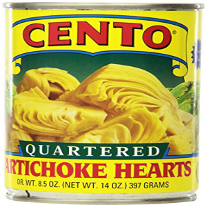 魅力の新作】 Cento Quartered Artichoke Hearts in Brine、14オンス缶