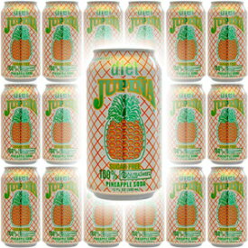 ダイエット ジュピナ パイナップル ソーダ、12 オンス缶 (18 個パック、合計 216 オンス) Diet Jupina Pineapple Soda, 12oz Can (Pack of 18, Total of 216 Oz)