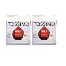 Tassimo Gevalia Kaffe エスプレッソ コーヒー T ディスク、2 枚パック (T ディスク 32 枚) Tassimo Gevalia Kaffe Espresso Coffee T-Discs, Pack of 2 (32 T-Discs)