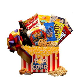 ムービーナイトギフト ムービーマッドネスムービースナックギフトボックス - 家族や友人との映画ナイトに最適です。 Movie Night Gift Movie Madness Movie Snacks Gift Box - Perfect for Movie Night with Family or Friends.