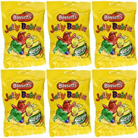バセッツ ゼリー ベビー 190g (6.78オンス) 袋 (6 個パック) Bassetts Jelly Babies 190g (6.78oz) Bag (Pack of 6)