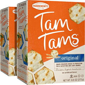 Manischewitz Tam Tam オリジナル クラッカー 9.6 オンス (2 パック)、ふわふわで風通しが良く、完璧に焼き上げられました Manischewitz Tam Tam Original Crackers 9.6oz (2 Pack), ffy & Airy, Baked to Perfection