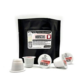 ハイビスカス ティー ポッド ネスプレッソ対応 (10 ポッド入り) Hibiscus tea pods Nespresso compatible (Pack of 10 pods)