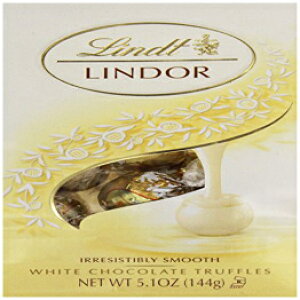 リンツリンツホワイトチョコレートトリュフ、5.1オンス Lindt Lindor White Chocolate Truffle, 5.1 Ounce