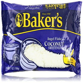 ベイカーズ エンジェル フレーク ココナッツ スイート (2 パック) 各袋 7 オンス Baker's Angel Flake Coconut Sweetened (2 pack) 7-Ounces each bag