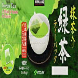 カークランド シグネチャー ブレンド (緑茶)、100% 日本緑茶葉、25 ティーバッグ Kirkland Signature blend (Green Tea), 100% Japanese Green Tea Leaves, 25 Tea Bags