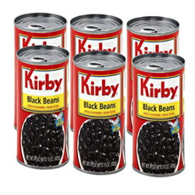 カービーは黒豆を食べる準備ができています15オンス（6パック）フリホレスネグロス-クレオール調味料 Kirby Ready to Eat Black Beans 15oz (6 Pack) Frijoles Negros - Creole Seasoning