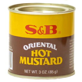 S&B オリエンタル ホットマスタード 3.o オンス / 85 g S&B Oriental Hot Mustard 3.o Oz / 85 g