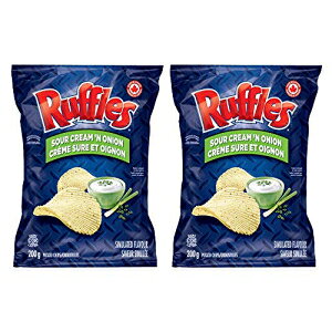 フリルサワークリーム 'nオニオン（2パック）（2パック） Ruffles Potato Chips Ruffles Sour Cream 'n Onion (2-Pack) (2-Pack)